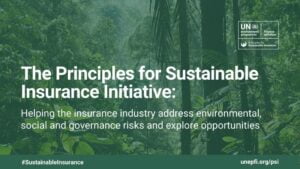TT Club Joins the Initiative for Sustainable Insurance Principles TT Club Joins the Initiative for Sustainable Insurance Principles