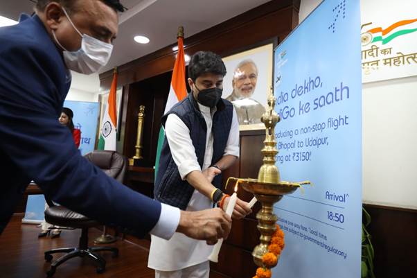 MoCA Inaugurates Direct Flights Between Bhopal and Udaipur