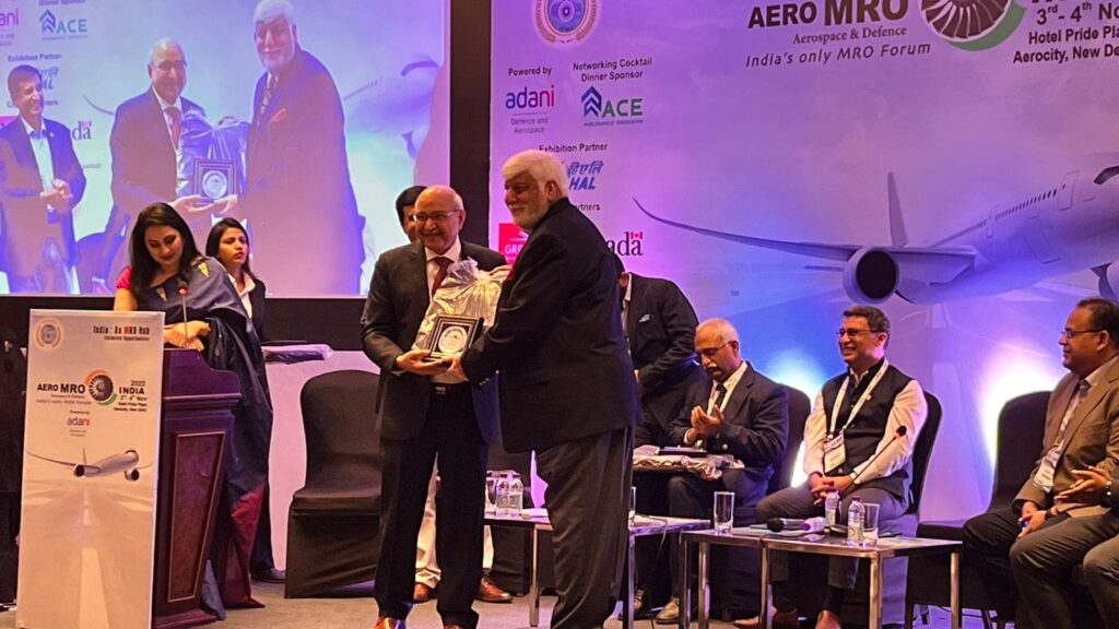 Continental Carriers Chairman Honoured at MRO Organization of India Event