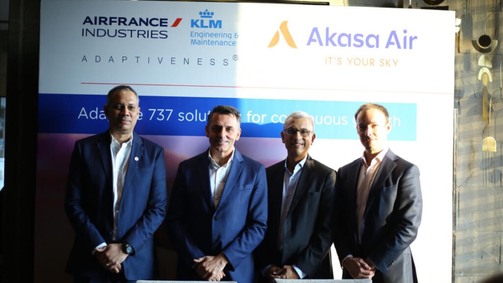 AFI KLM E&M and Akasa Air Enter a Contract for Component and APU Servicing