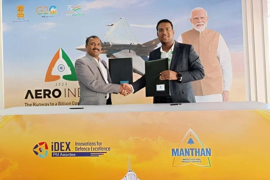 TSAW Drones and DE Drone World Sign MoU at Aero India 2023