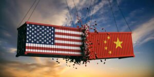 Imports of Chinese goods into United States have hit a new low