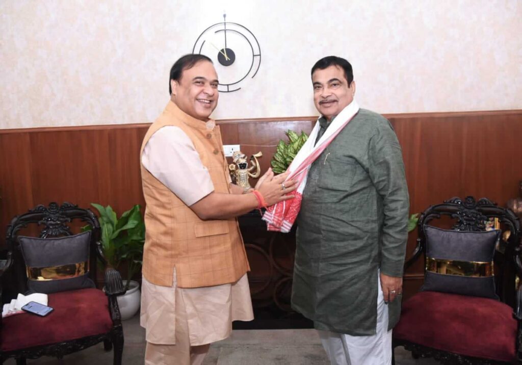 Assam CM seeks Nitin Gadkari's support for infrastructure projects