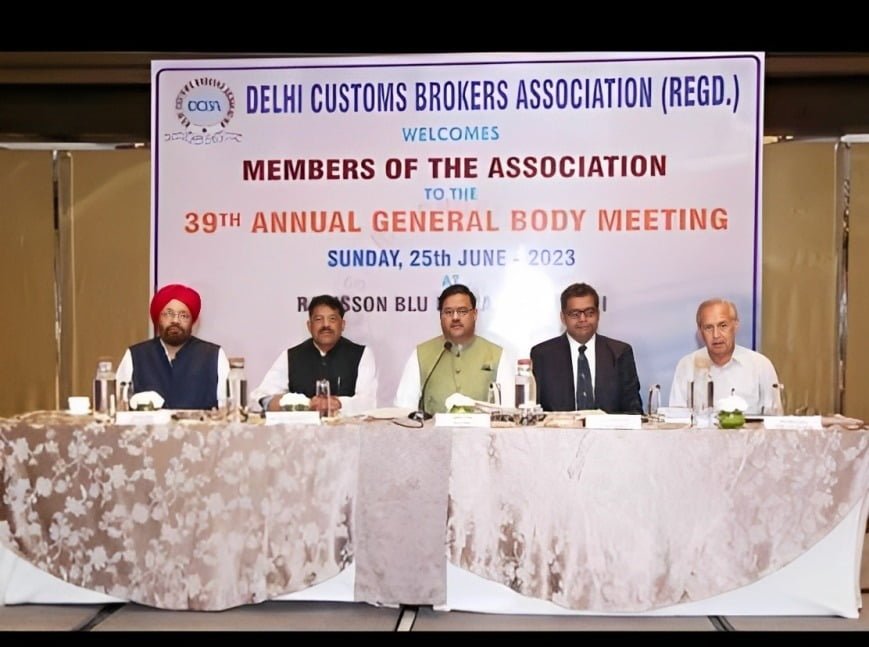 Delhi Customs Brokers Association's 39th AGM approves constitutional changes