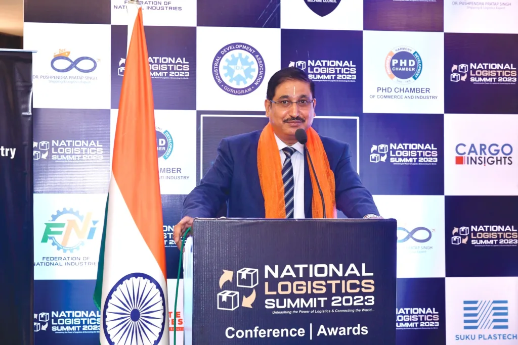 Dr. Pushpendra Pratap Singh: Chief guest at National Logistics summit & India Responsible Leaders award recipient