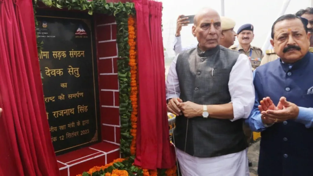 Rajnath Singh inaugurates 90 infrastructure projects across India