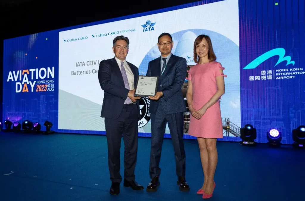 Cathay Cargo earns IATA CEIV Lithium Batteries Accreditation