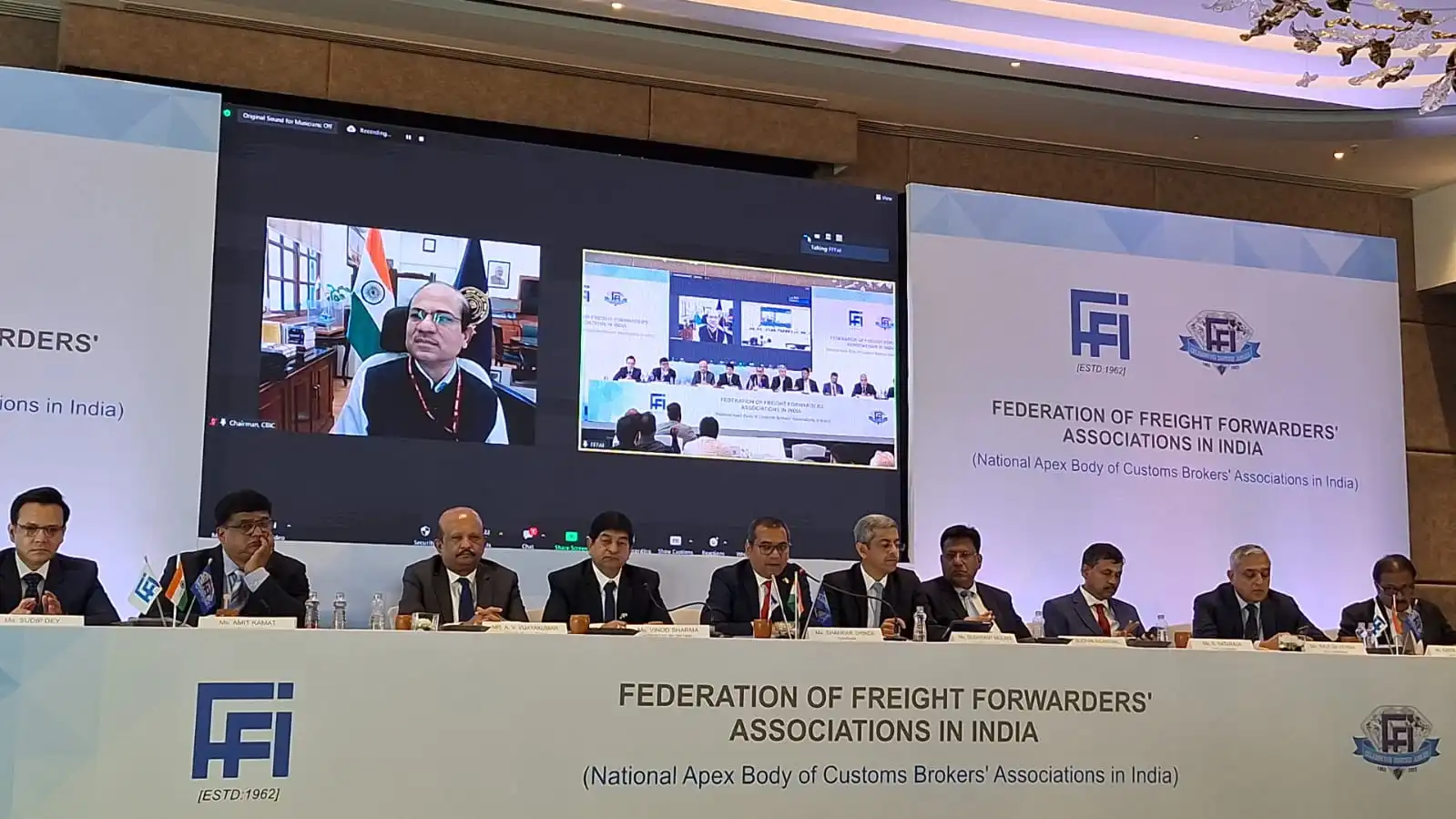 CBIC Chairman commends FFFAIs role in boosting Indias logistics at 60th AGM