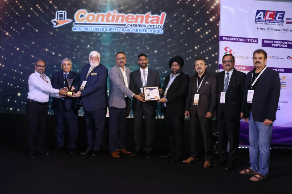 Continental Carriers receives prestigious Air Cargo Award