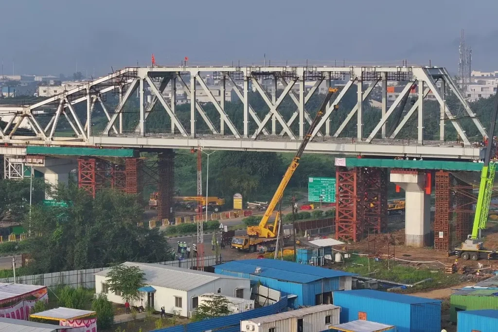 NHSRCL erects first steel bridge on Mumbai-Ahmedabad high-speed rail corridor