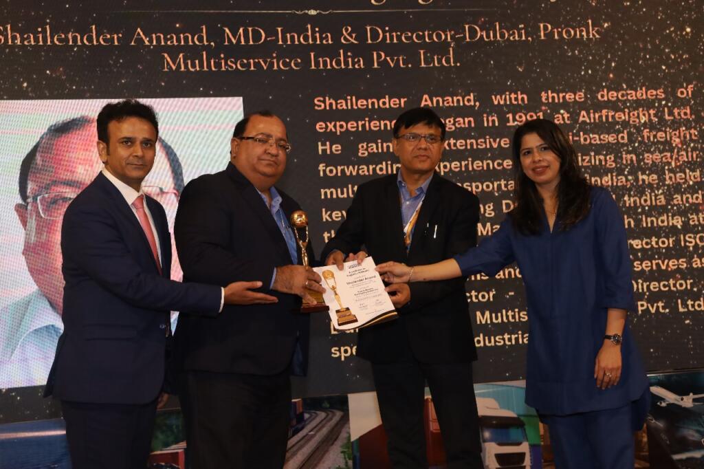 Shailender Anand honoured with 'Torch Bearer - Packaging Industry' award at CargoNXT Recognitions