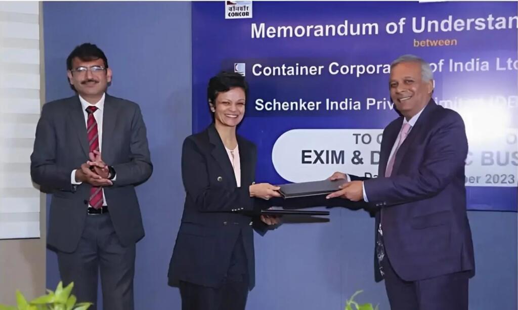 CONCOR and DB Schenker form strategic alliance for logistics excellence