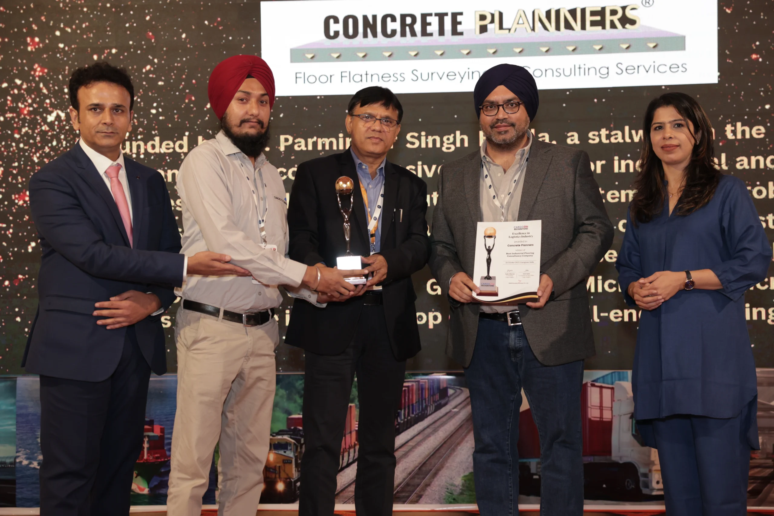 CargoNXT Recognitions honour Concrete Planners as Best Industrial Flooring Consultancy Company