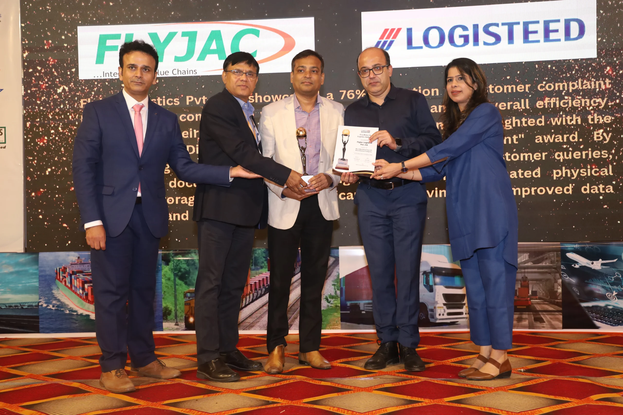 CargoNXT Recognitions honour Flyjac Logistics as Best Warehousing and Distribution Company