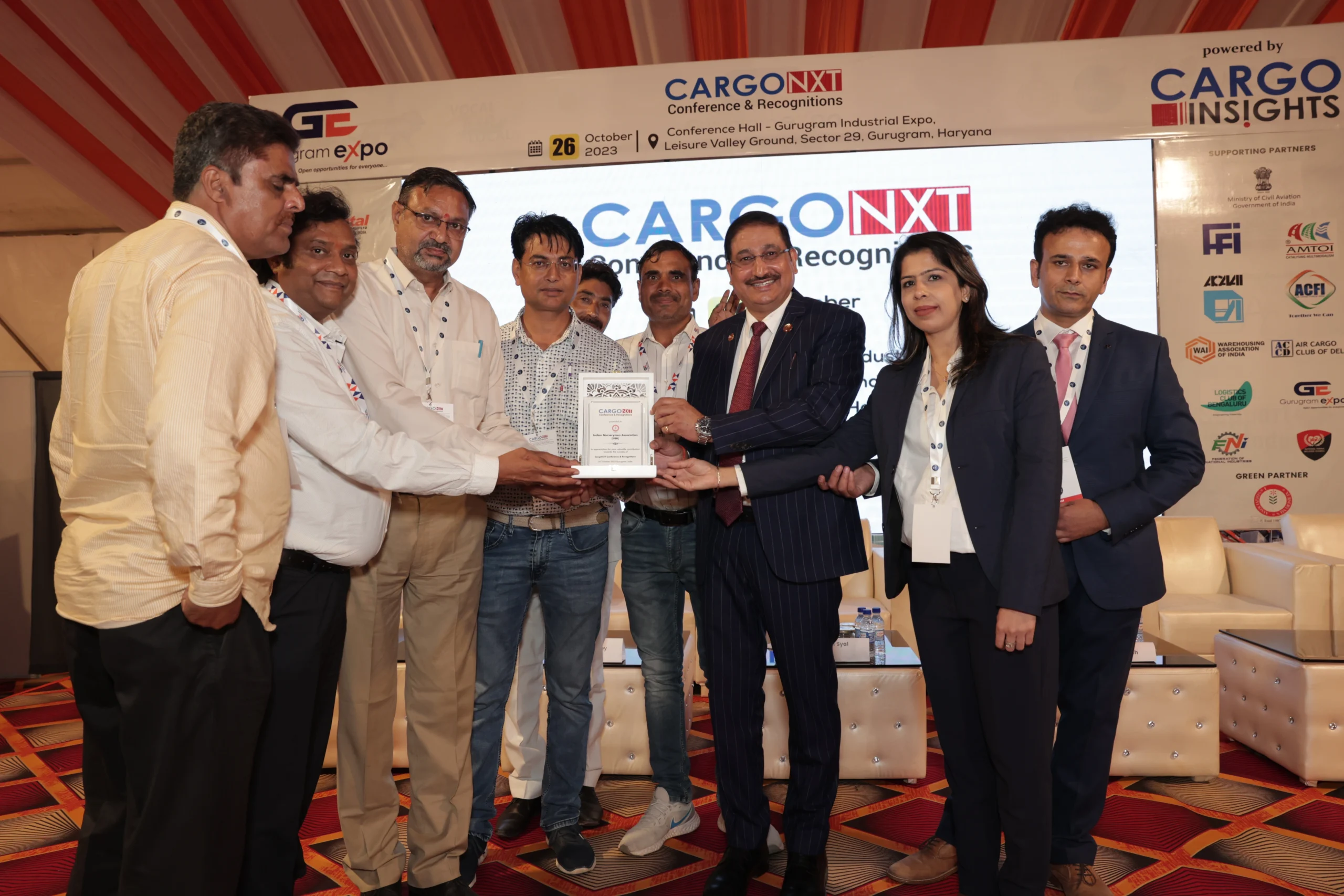 CargoNXT Recognitions honour Indian Nurserymen Associations milestone