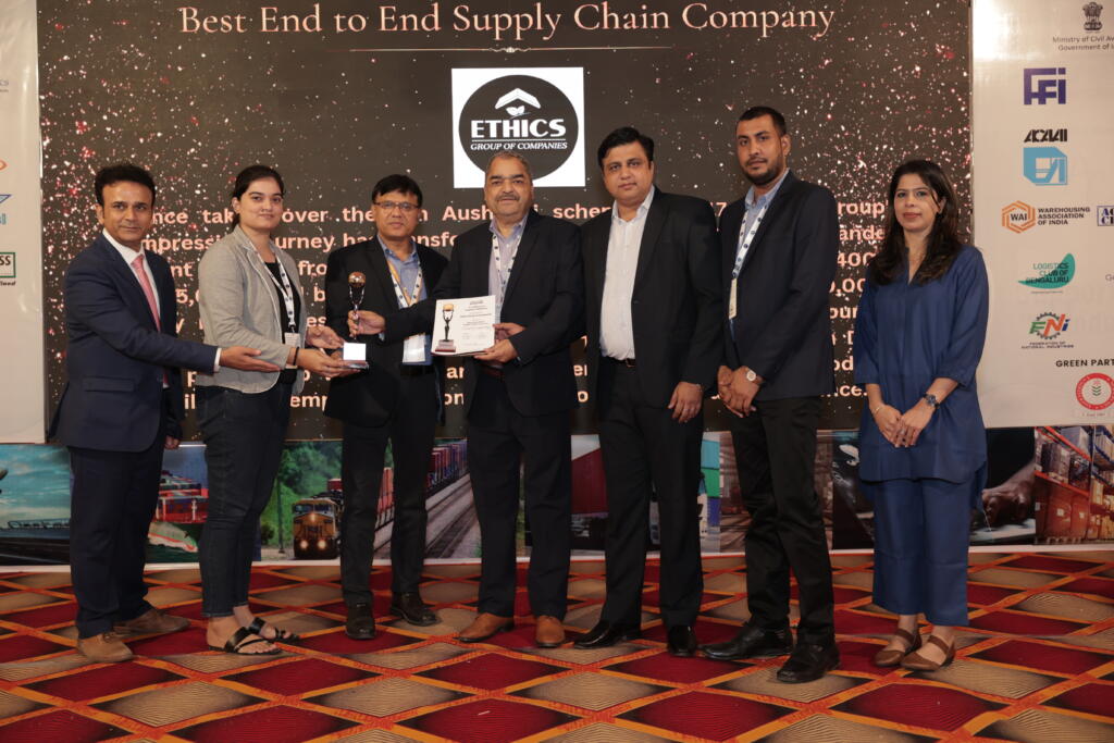 Ethics Group of Companies honoured as Best End-to-End Supply Chain Company at CargoNXT Recognitions