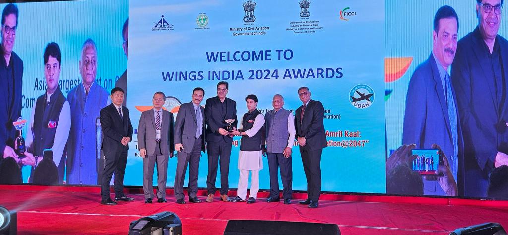 elebi India clinches Wings India award for exemplary sustainability in aviation