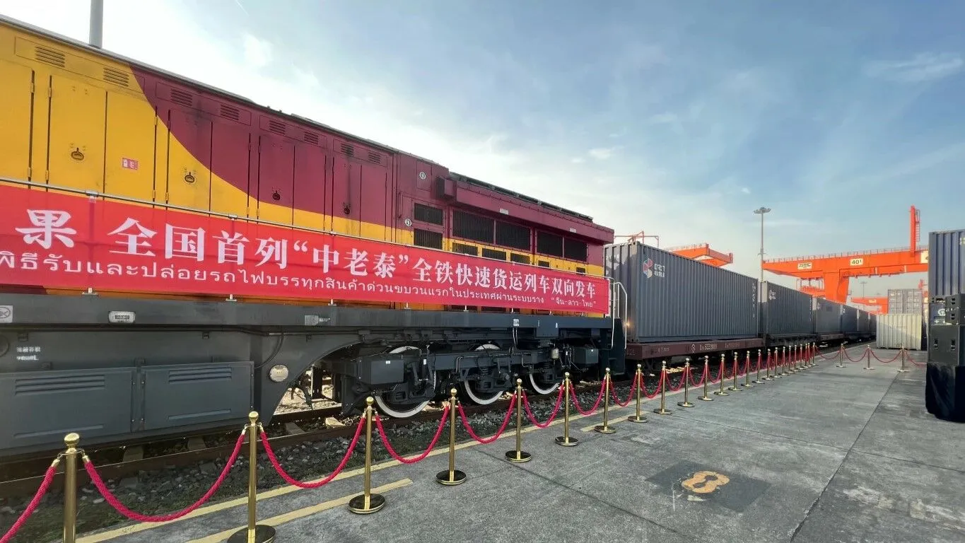 Thailand-China inaugurate first cargo rail link in land-sea corridor