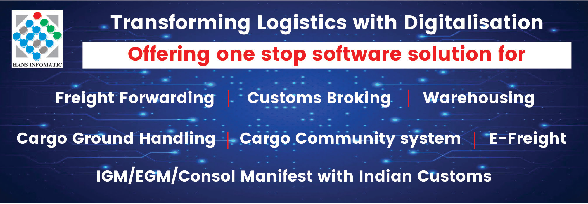 Innovating logistics with Hans Infomatic