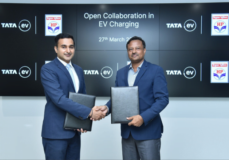 Tata Electric Mobility and HPCL to set up 5,000 EV charging stations