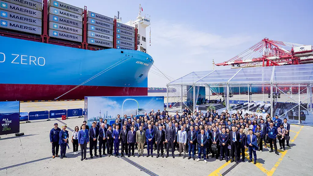 Maersks Astrid Maersk marks first green methanol bunkering in China