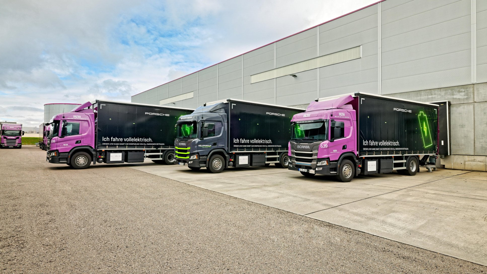 Porsche expands alternative drive fleet in logistics operations