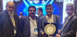 C K Govil honoured by BCBA President at Mumbai conclave