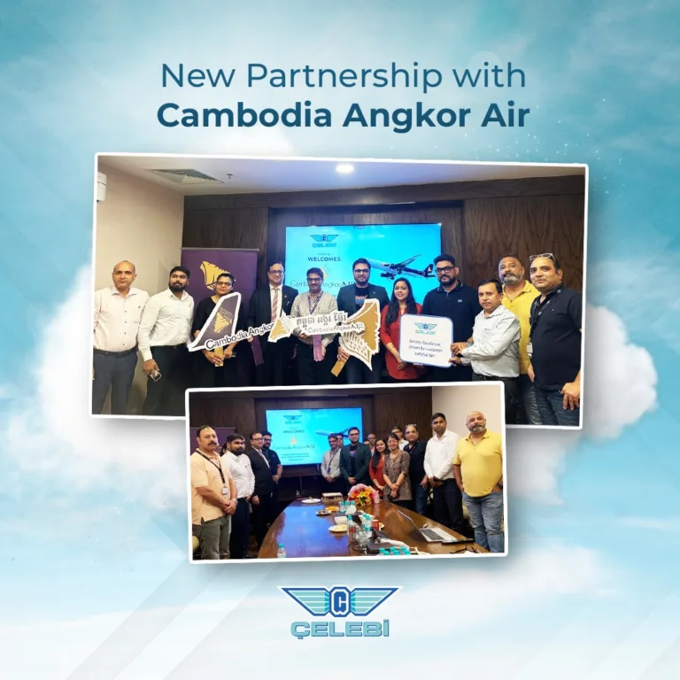 Cambodia Angkor Air partners with Çelebi India for Cargo operations