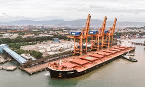 MV Huahine brings largest cargo to India at Vizag Port