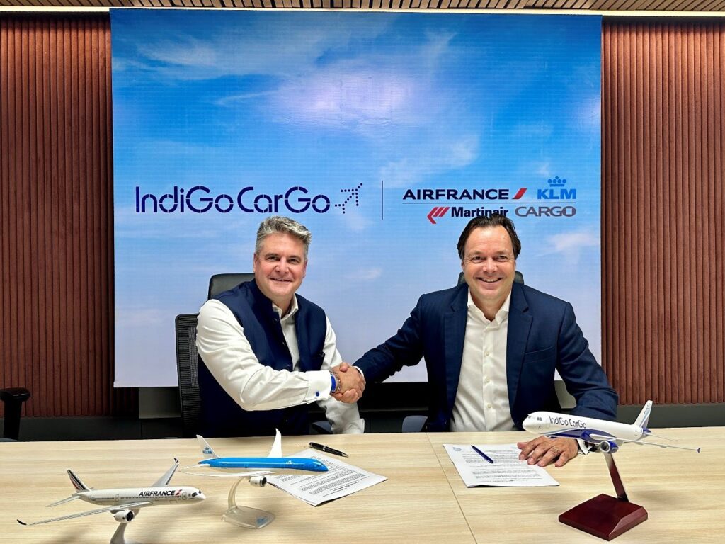 Air France KLM Martinair Cargo and IndiGo CarGo sign extensive interline agreement