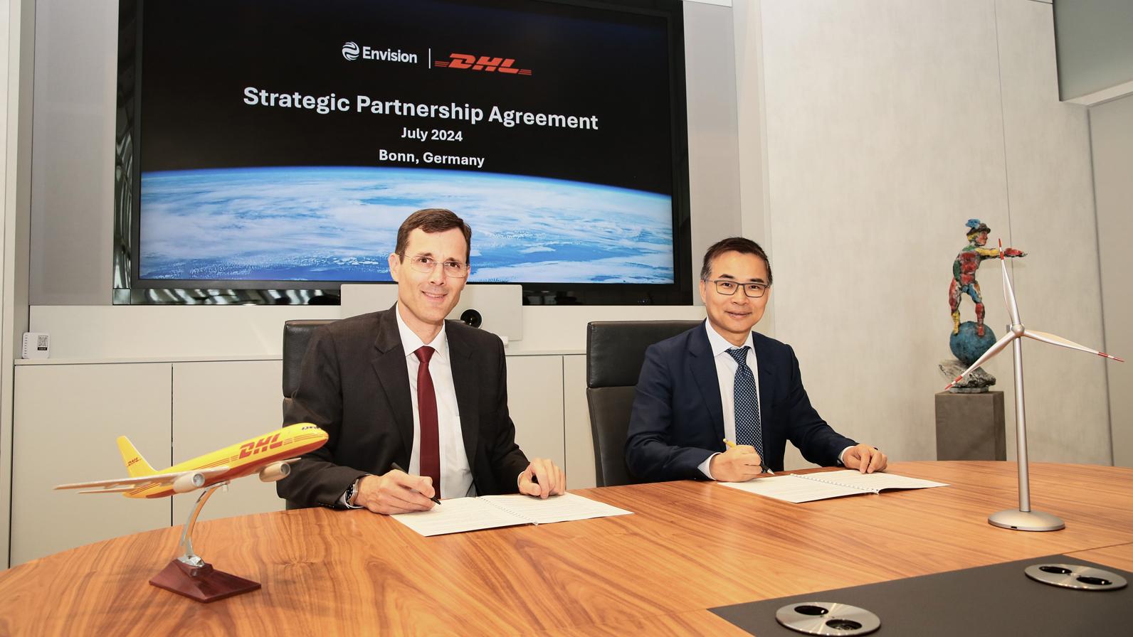 DHL and Envision partner for sustainable logistics and energy innovations