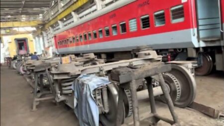 Indian railways launch a new freight train overhaul facility in Odisha