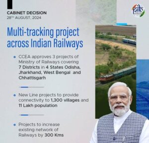 Cabinet approves ₹6,456 crore of railway projects to boost cargo connectivity