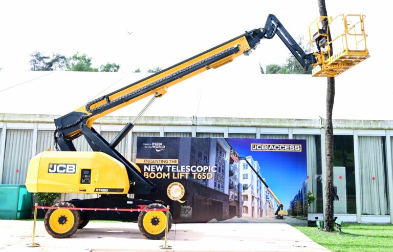 JCB unveils T 65D telescopic boom platform at APAOI conference