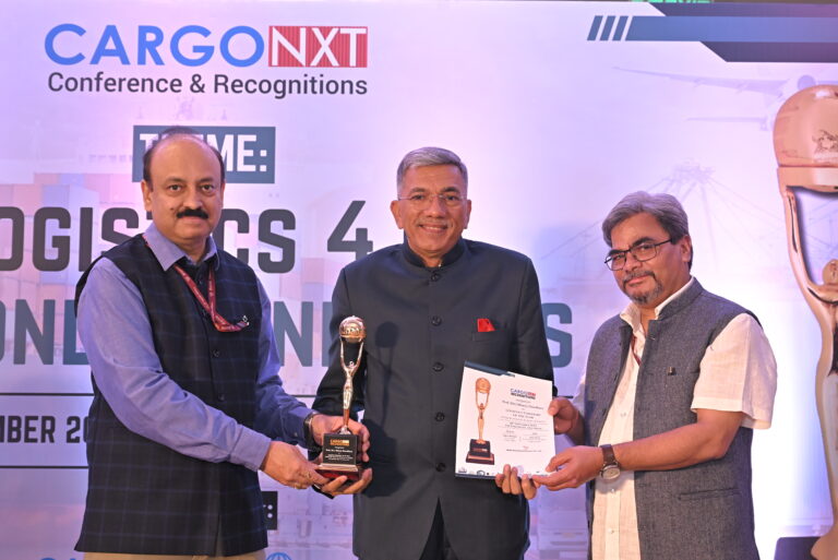 Cargo Insights celebrates Prof. (Dr.) Manoj Choudhary as Logistics Visionary of the Year