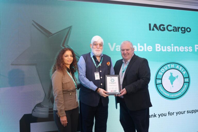 Continental Carriers honoured as 'Valuable Business Partner' by IAG Cargo