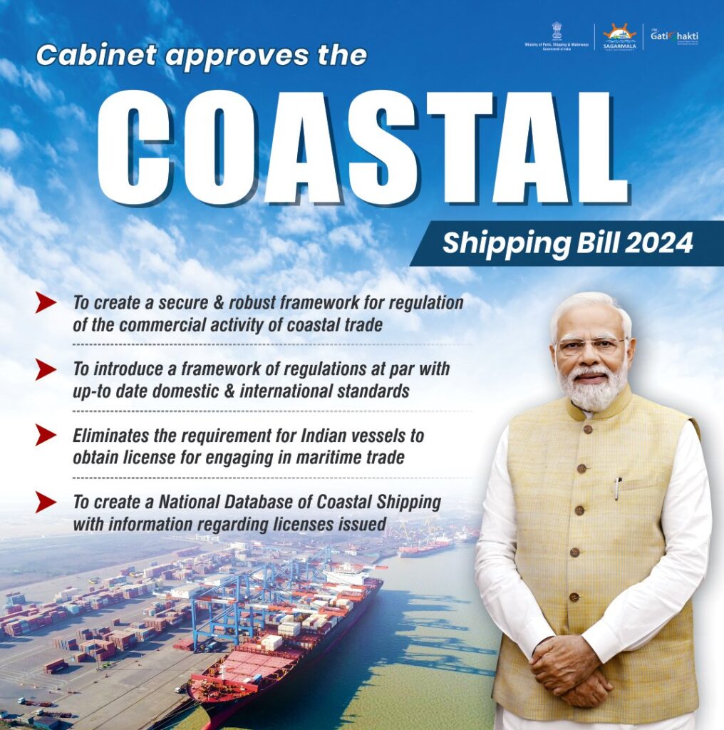 Cabinet gives green light to coastal shipping bill, 2024