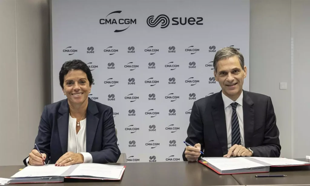 CMA CGM partners with Suez to develop biomethane for shipping decarbonisation