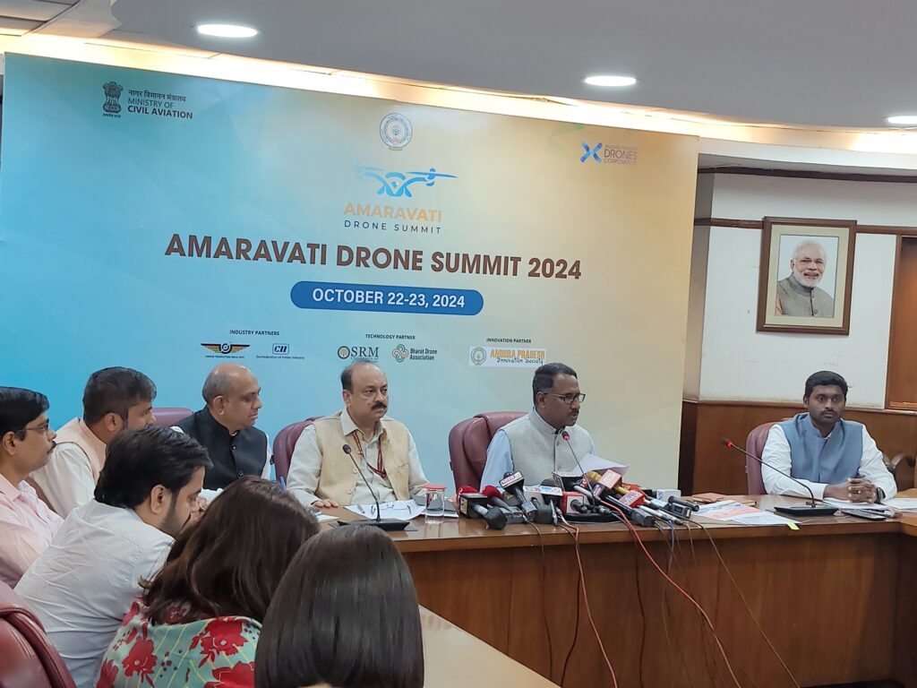 Amaravati drone festival’s press meet unveils key highlights and innovations