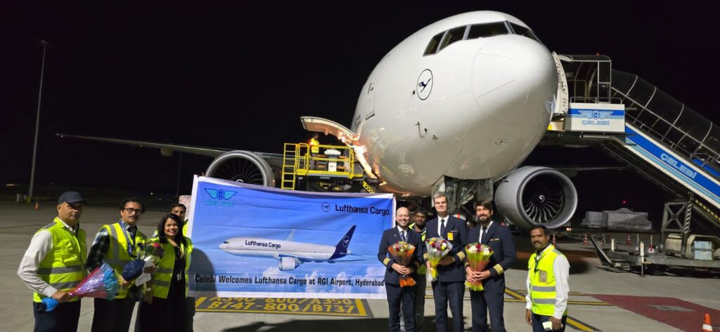 Lufthansa Cargo restarts Hyderabad freighter ops with Çelebi India