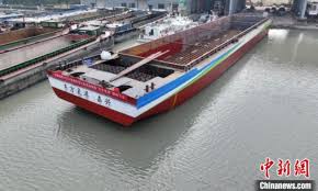 China launches first hydrogen-powered container ship