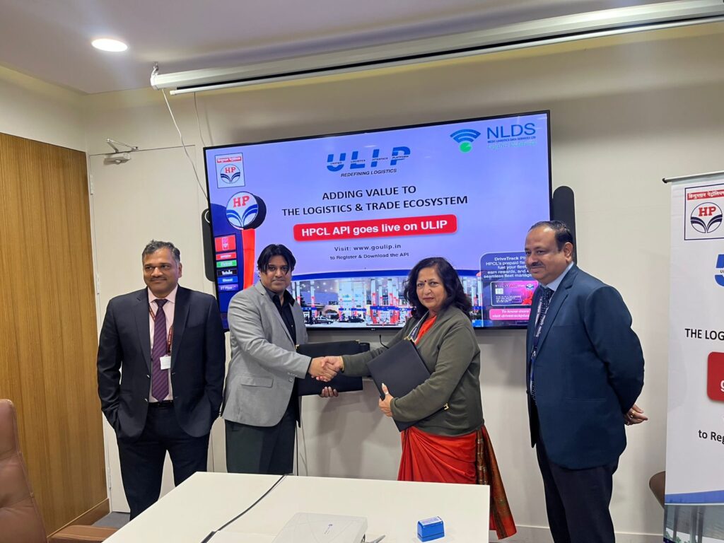 HPCL and NLDS partner to integrate APIs with ULIP, revolutionising logistics transparency