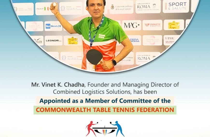 Vinet K. Chadha joins Commonwealth Table…