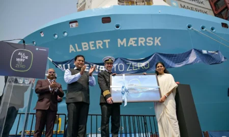 Maersk names first dual-fuel methanol vessel in India