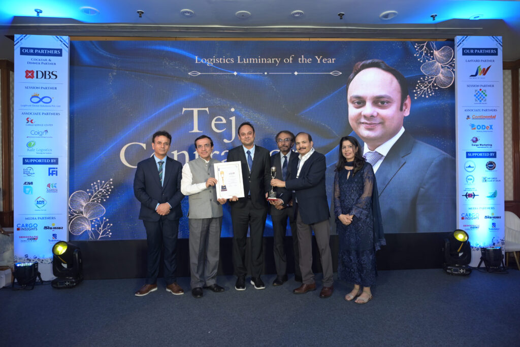 Tej Contractor honoured as ‘Logistics Luminary of the Year’ at CargoNXT Western India 1 Tej Contractor honoured as ‘Logistics Luminary of the Year’ at CargoNXT Western India