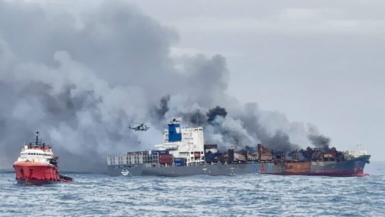 Indian Navy executes daring aerial salvage operation on MV Wan Hai 503