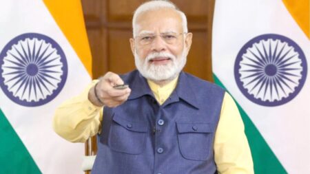 PM Modi flags off India's first export locomotive to Guinea from Marhowrah