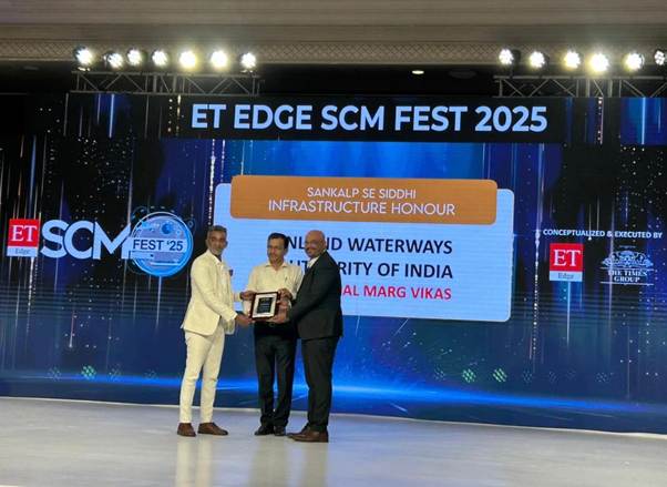 IWAI's Jal Marg Vikas project honoured at ET Edge SCM Fest 2025 1 IWAI's Jal Marg Vikas project honoured at ET Edge SCM Fest 2025