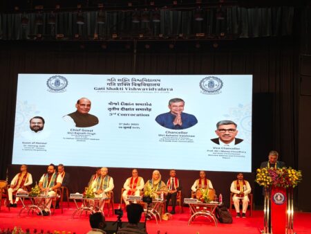 Gati Shakti Vishwavidyalaya holds visionary 3rd Convocation