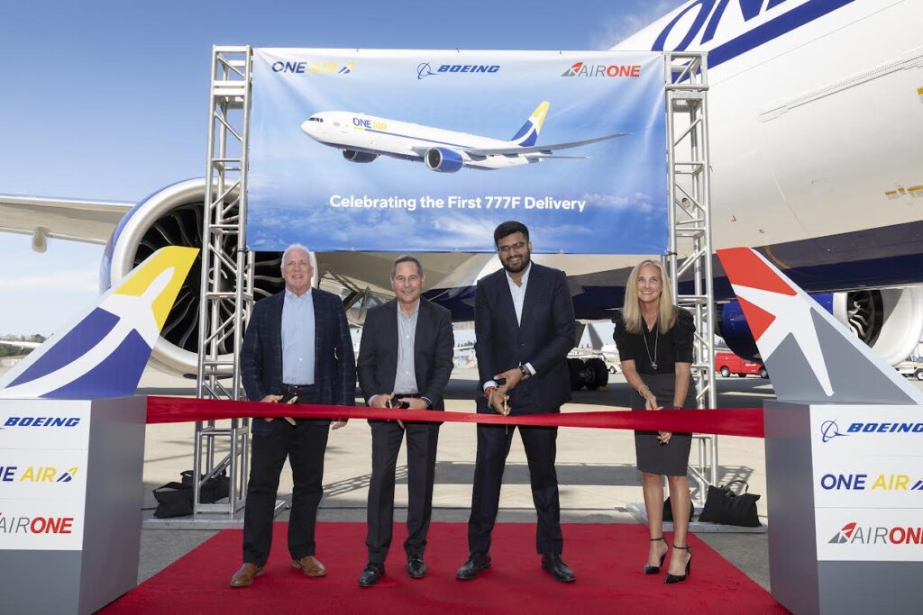 AIR ONE takes delivery of first Boeing 777 Freighter, second due 2025 1 AIR ONE takes delivery of first Boeing 777 Freighter, second due 2025
